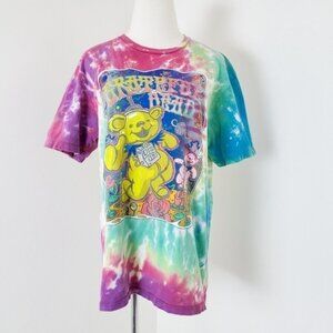 Grateful Dead Band Tshirt Tie Dye Concert Jerry Garcia Deadhead Tour Bear
